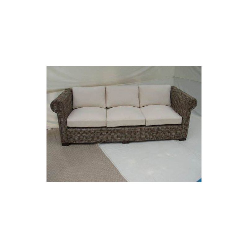 Natural Wicker Sofa - Bali